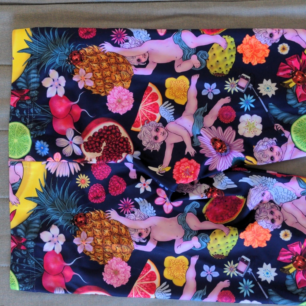 Beautiful Genius x Jordan Piantedosi maximalist fruit+ cherub leggings - Picture 9 of 13